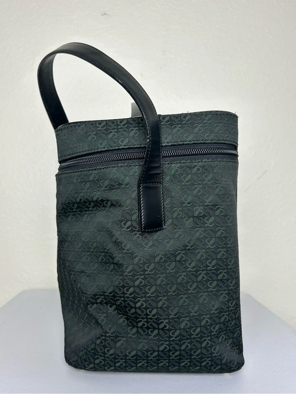 Loewe Anagram Jacquard Vanity Case Crossbody Bag